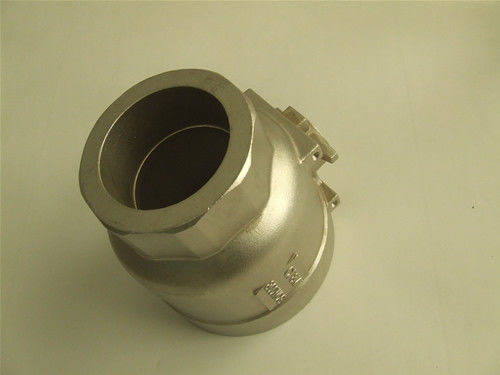 SUS316 Investment Casting Parts SS Groove Couplings Pump Fittings Female Threaded Coupler Part C